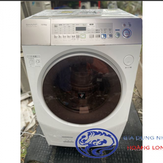 Máy Giặt cũ Sharp cao cấp ES-V530 giặt 10kg sấy 6kg