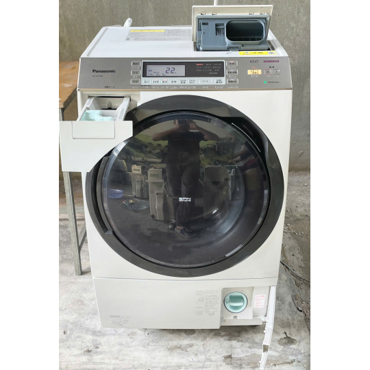 Máy giặt sấy Panasonic NA-VX7500L giặt 10kg sấy 6kg mới 99% Năm 2015